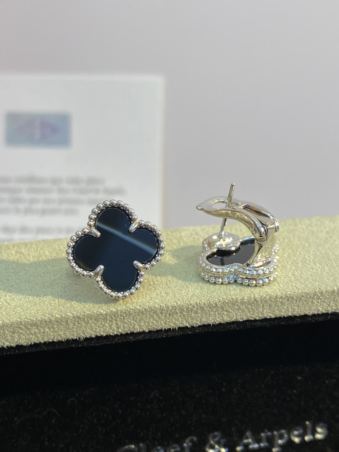 Van Cleef & Arpels Alhambra Earrings and Necklace Set
